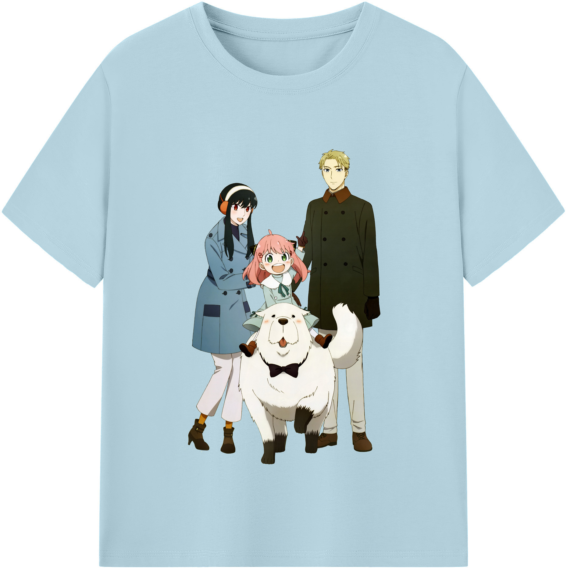 （画像用） SPY×FAMILY间谍家家酒 綿100％半袖Tシャツ（フロントプリント）